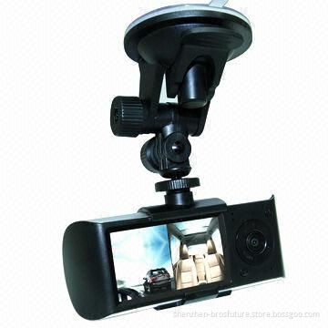2.7-inch 16:9 LCD Car Black Box with Dual-camera/720 Pixels/USB/AVI/H.264/G-sensor